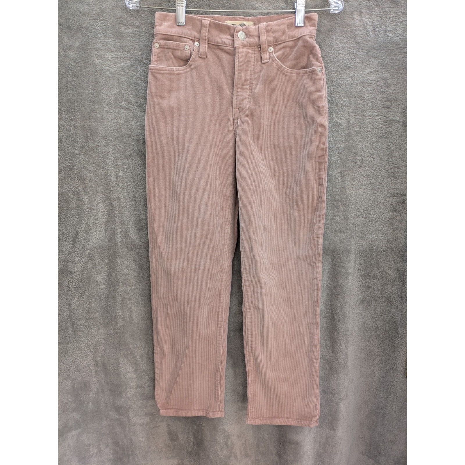 Madewell Corduroy Pants Women's P23 The Perfect Vintage Straight Jean Casual